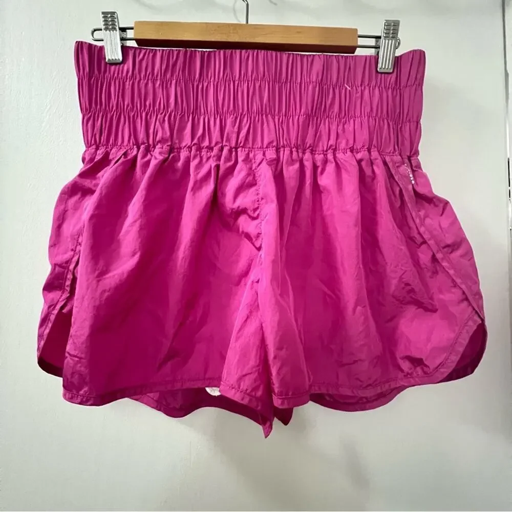 Free People Pink Fuchsia The Way Home Shorts Size Large